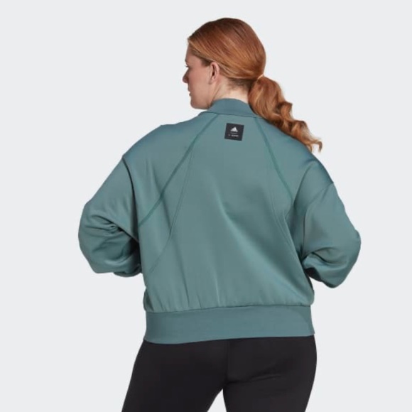 ADIDAS 11 HONORÉ SPACER JACKET (PLUS SIZE) Women's Sportswear Plus Size 2X - Picture 2 of 7